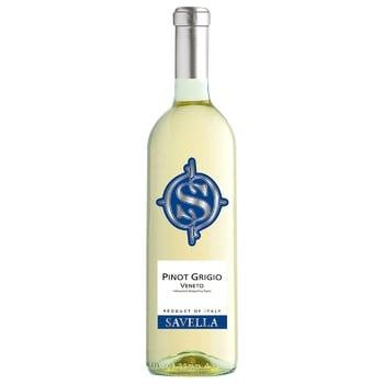 Вино Savella Pinot Grigio сухе біле 11.5% 0.75 л